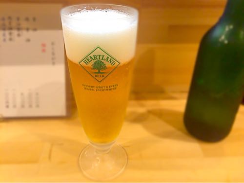 大阪麺哲 ハートランドビール